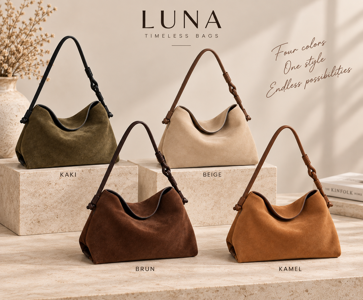 LUNA – Hobo-väska i äkta läder