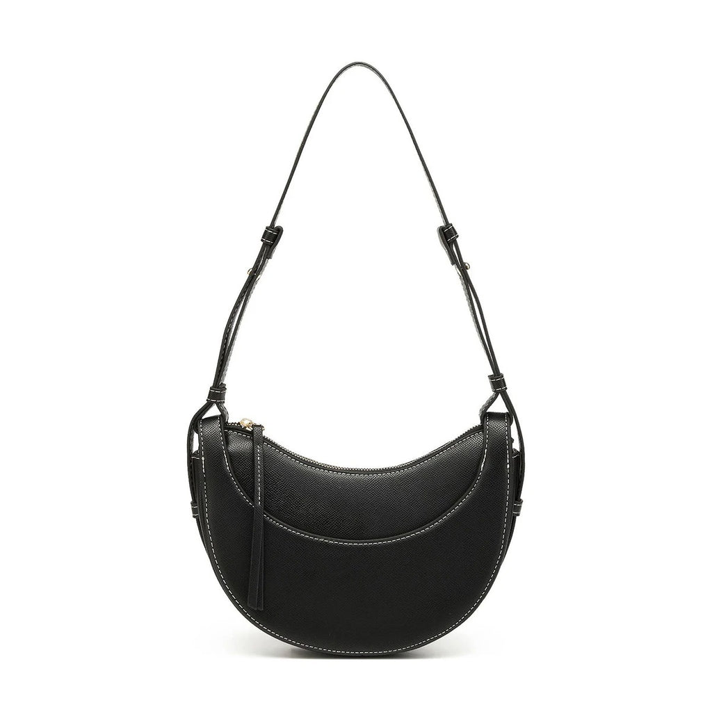 NORA — Elegant hobo-väska i mjuk mockaimitation