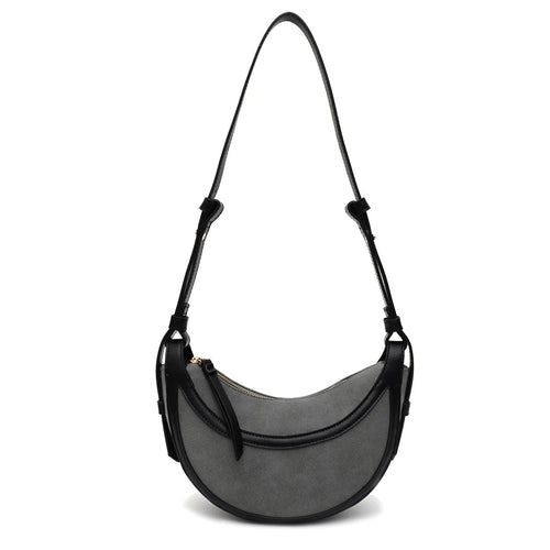 NORA — Elegant hobo-väska i mjuk mockaimitation