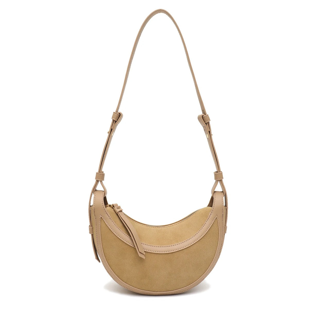 NORA — Elegant hobo-väska i mjuk mockaimitation
